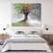 Designart - Tree with Four Seasons - Tree Painting Canvas Art Print